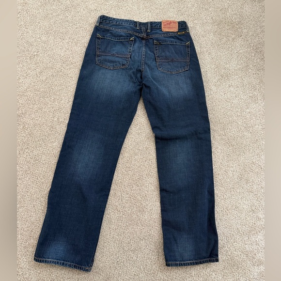 Lucky Brand Men's Dark Blue Straight Jeans - Picture 2 of 6